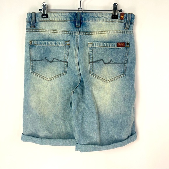 2/$30 7 For All Mankind Distressed Shorts Youth size 16 - Picture 3 of 6